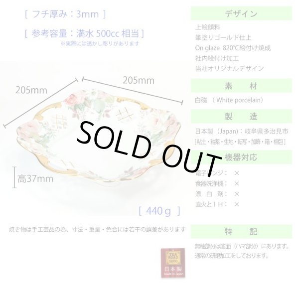 画像5:  TEAROAD5000 エディンバラ 透かし彫り バスケット スクエア 白磁 (5)