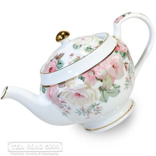 TEAROAD5000 エディンバラ ポット 茶漉し付 珈琲紅茶 兼用 白磁 550? | TEAROAD5000 エディンバラ ポット 茶漉し付 珈琲紅茶 兼用
